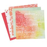 Scrapbook Paper - Mint Julep, 25 Designs/2 Each 12"X12" 50pk