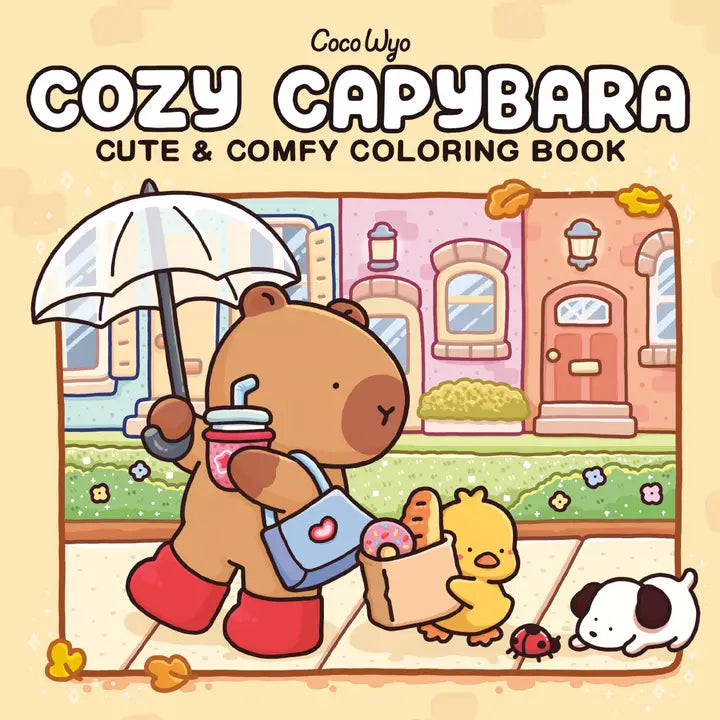 Coloring Book - Coco Wyo Cozy Capybara