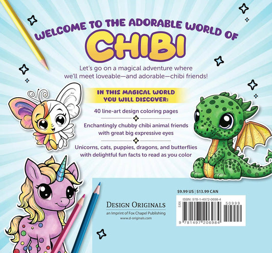 Coloring Book - Adorable Chibi World Coloring Book