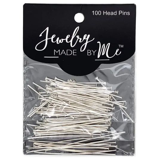 Jewelry - Silver Flat Head Pins 100pc Assortment