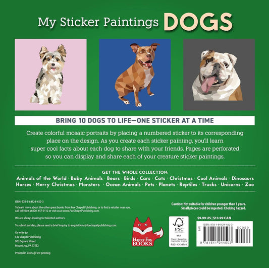 Stickers - My Sticker Painting Book Dogs