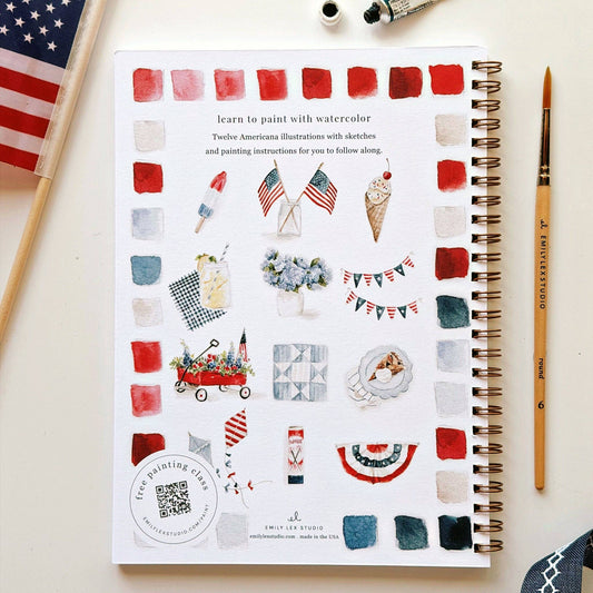 Workbook - Americana watercolor workbook