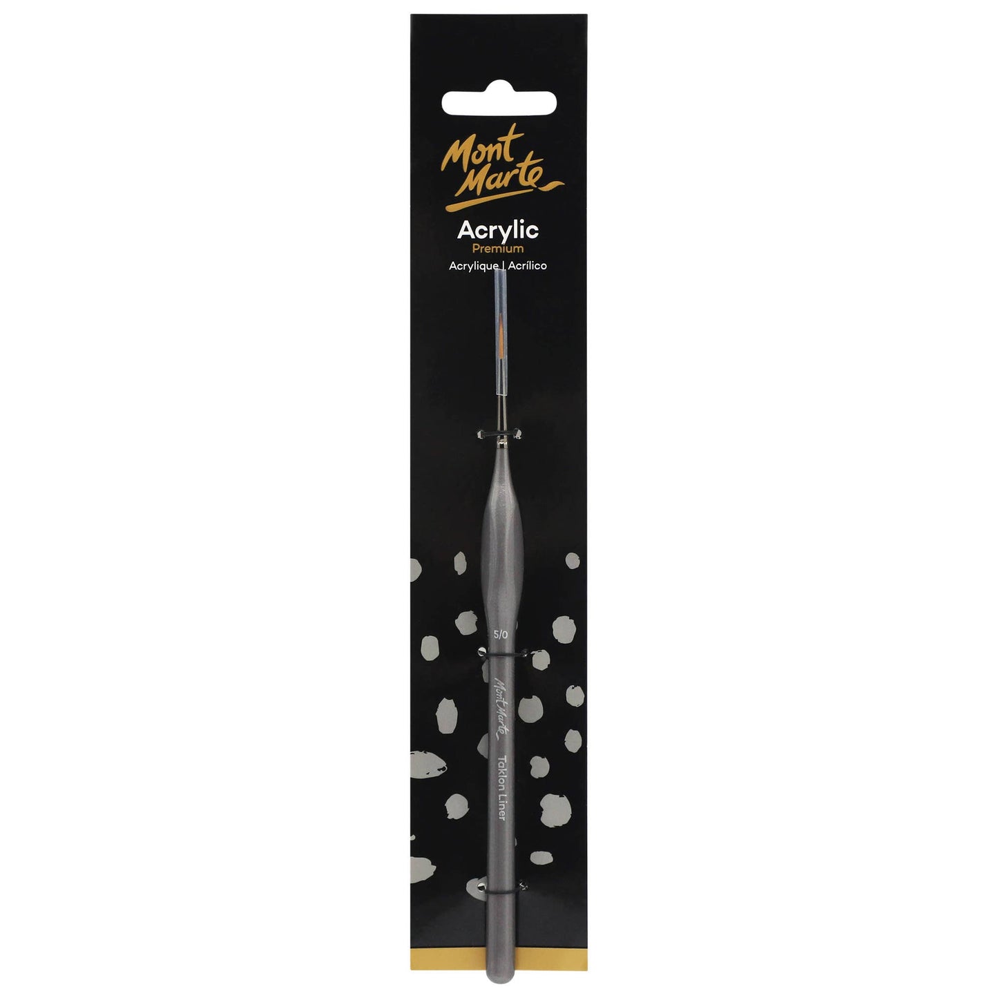 Paint Brush - Premium Taklon Artist Acrylic Brushes: Liner 5/0