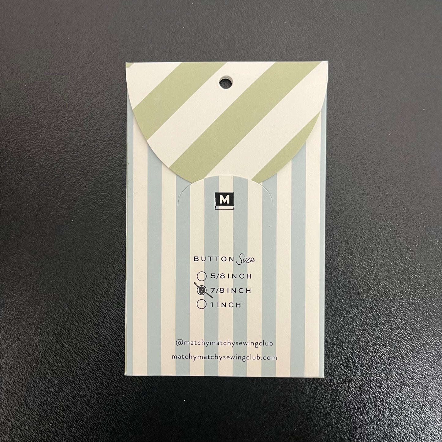 Buttons - Cobalt Retro Set of 6