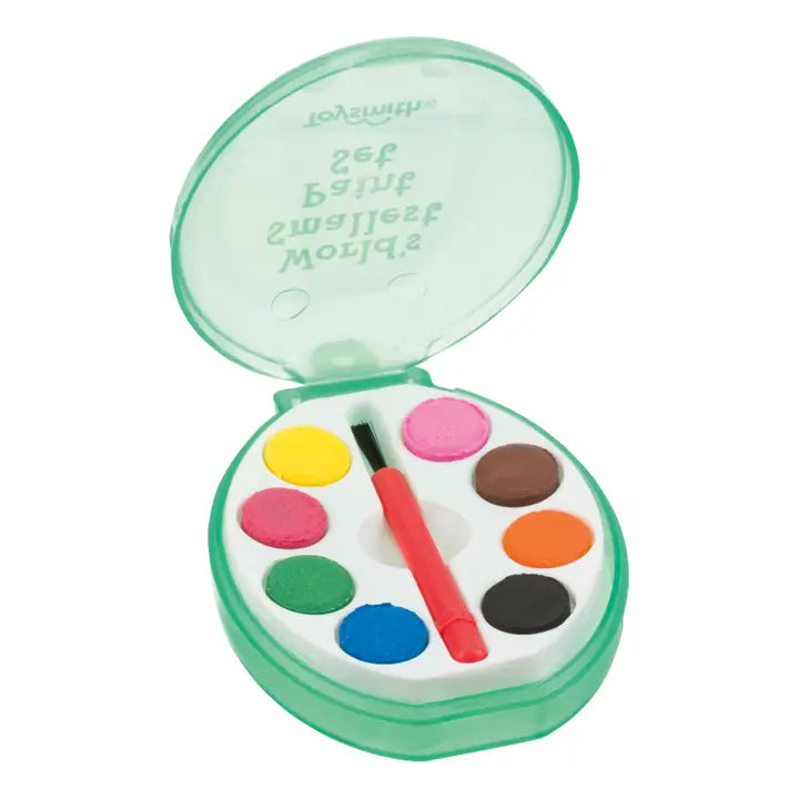 Paint - Mini Watercolor Paint Set, 8 Colors with Brush, Party Favors