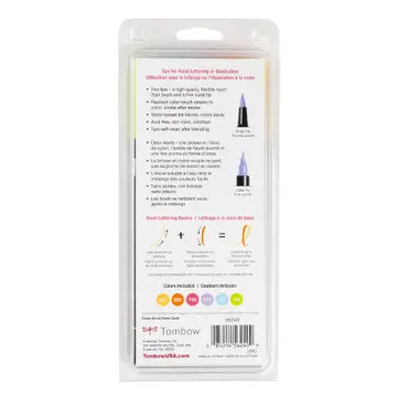 Markers - Dual Brush Pen Art Markers, Yay Sorbet, 6-Pack