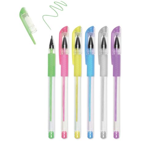 Pens - Color Factory Living In Color Color-Flow Gel Pen Set 6/Pkg Pastel