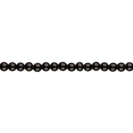 Beads - CousinDIY Jewelry Basics Glass Beads Black Opaque Round 4mm 300/Pkg