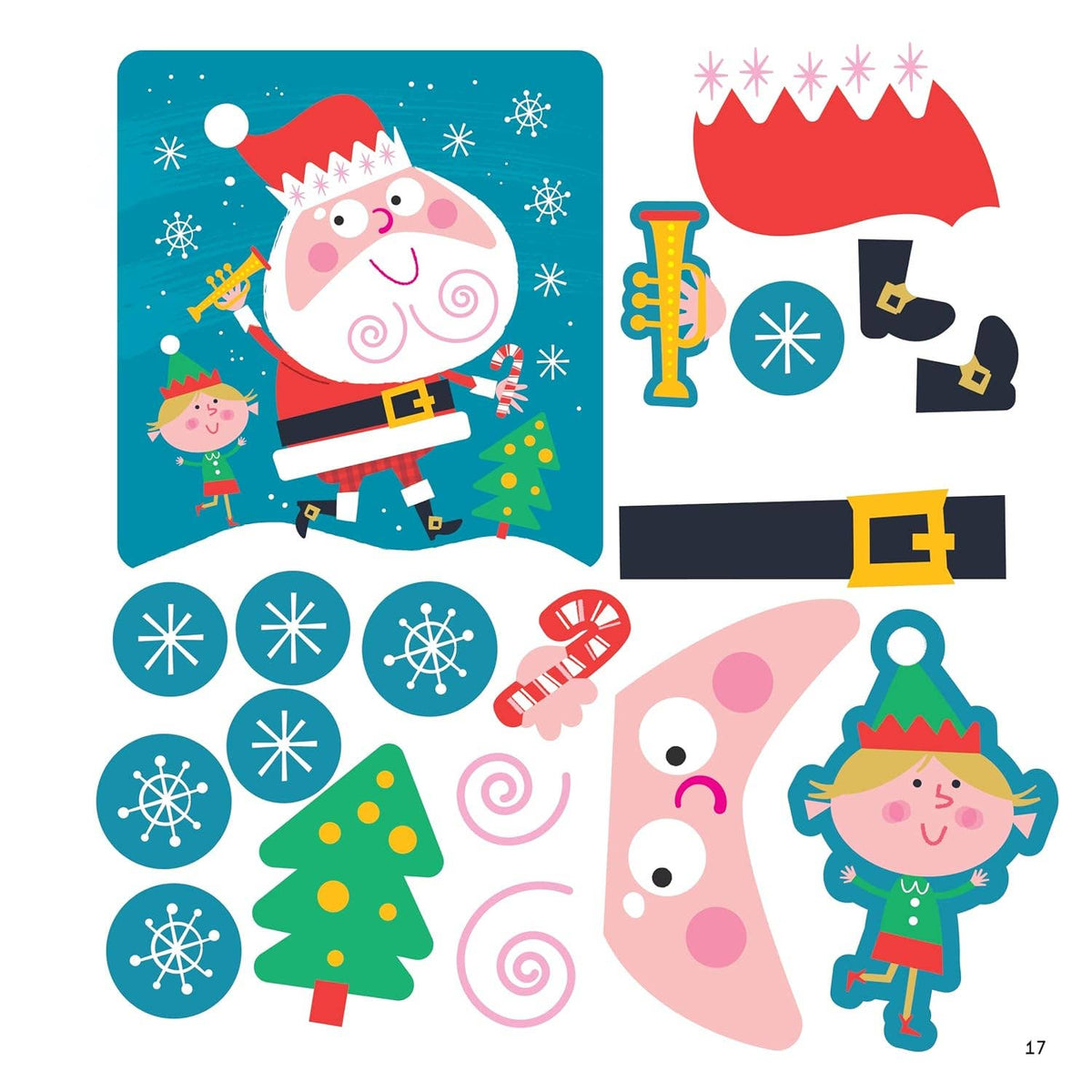 Sticker - First Fun Sticker Painting Christmas - 12 Scenes to Create