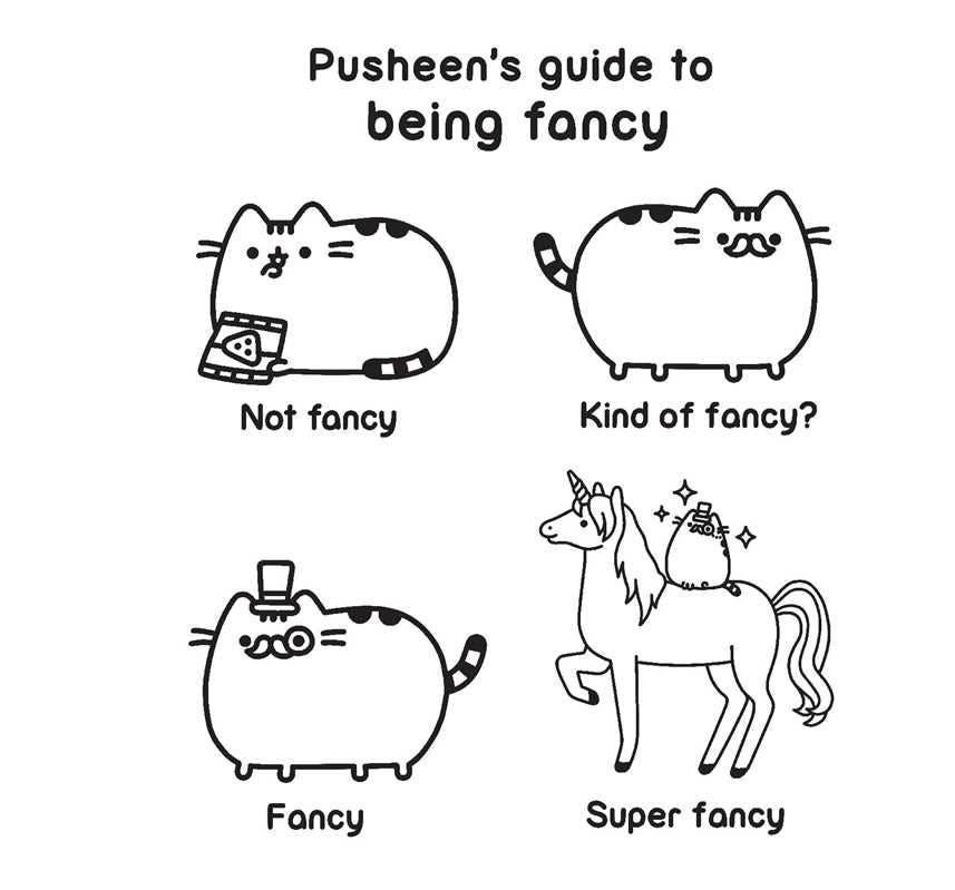 Coloring Book - Pusheen Coloring Book by Claire Belton: Paperback; 96 pages