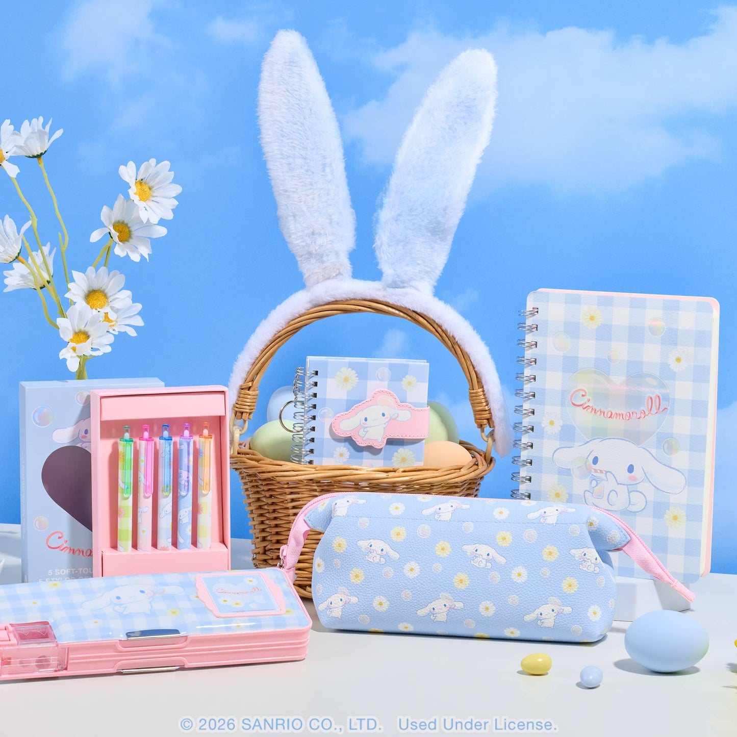 Pens - Sanrio Sweet Daisies Cinnamoroll™ Soft-Touch Gel Pen Set