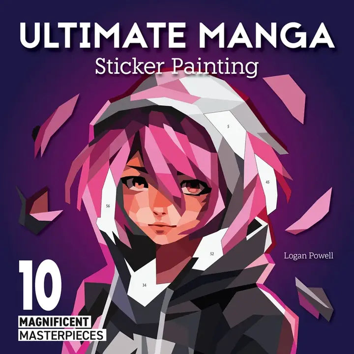 Sticker - My Sticker Painting Book Ultimate Manga Sticker Painting