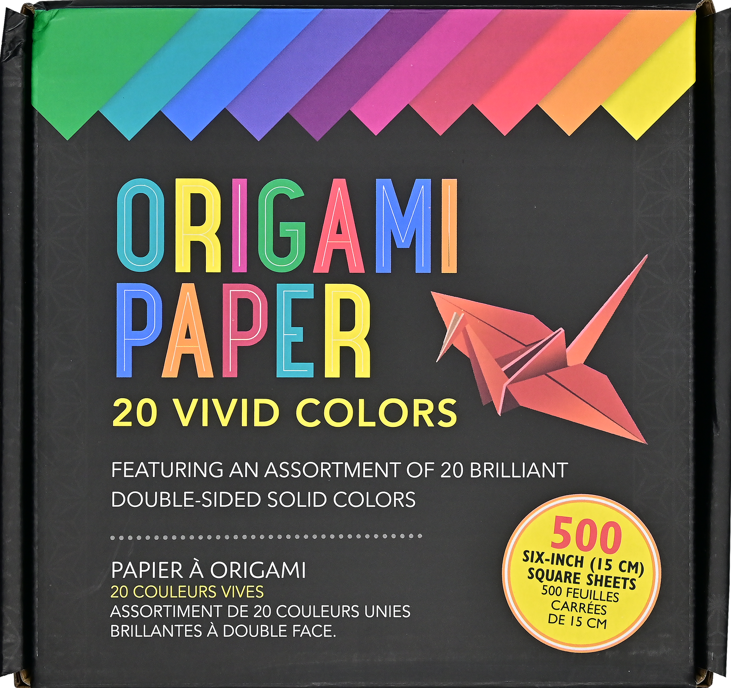 Paper - Origami 20 Vivid Colors (500 Sheets)