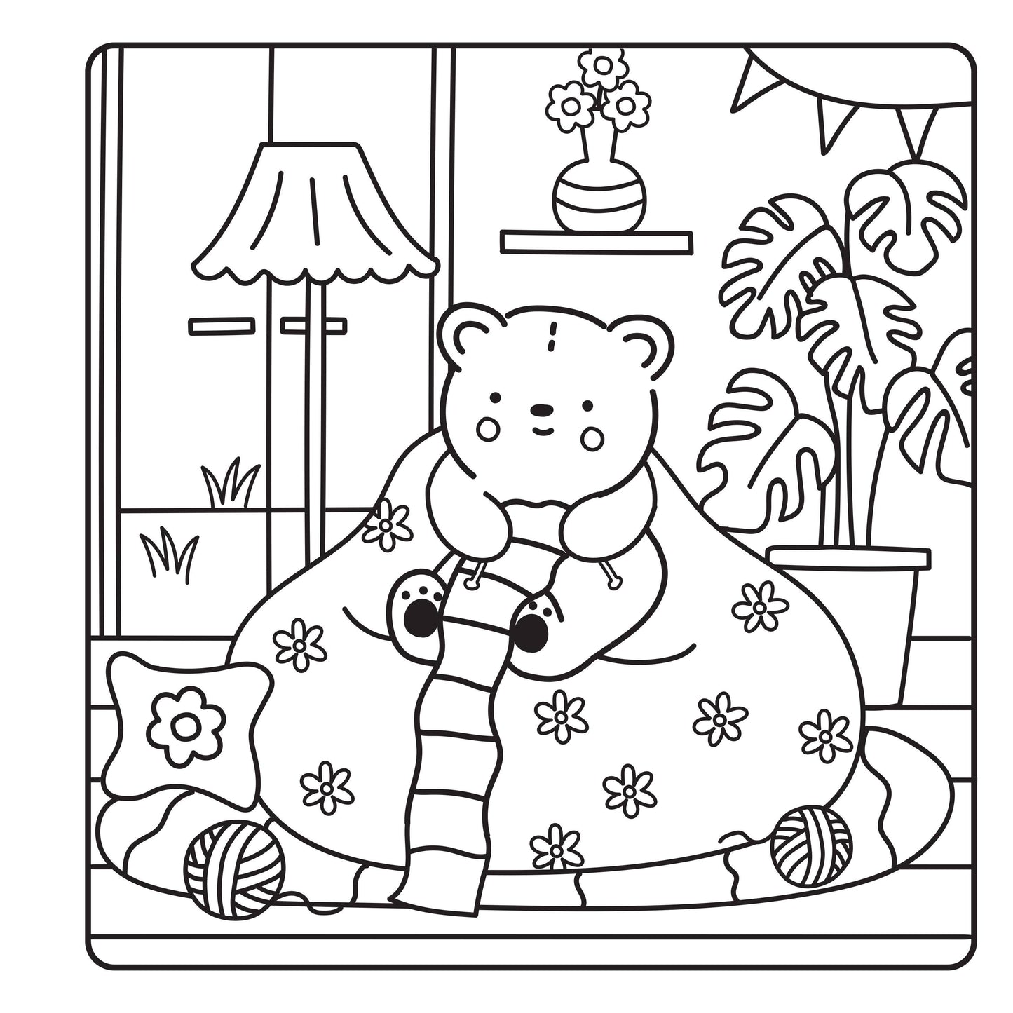 Coloring Book - Rest & Relax