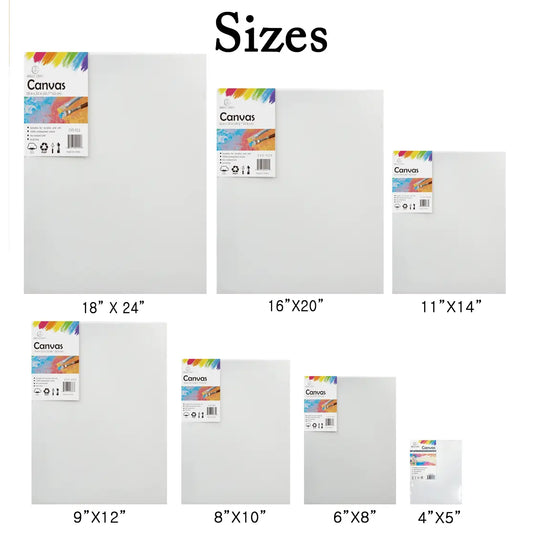 Canvas - Wrapped White 1-ct (Size Options Available)