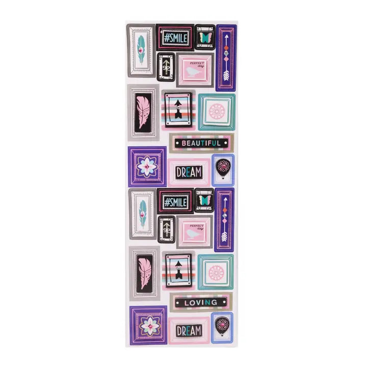 Stickers - Fancy 3D - Frame Theme