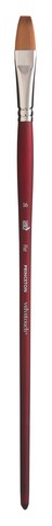 Paint Brush - Velvetouch Golden Taklon Long Handle Flat 16