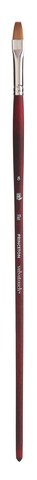 Paint Brush - Velvetouch Golden Taklon Long Handle Flat 8