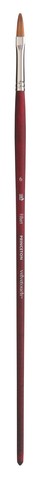 Paint Brush - Velvetouch Golden Taklon Long Handle Filbert 6