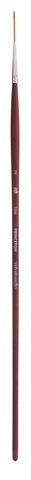 Paint Brush - Velvetouch Golden Taklon Long Handle Liner 2