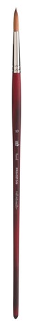 Paint Brush - Velvetouch Golden Taklon Long Handle Round 10