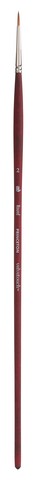 Paint Brush - Velvetouch Golden Taklon Long Handle Round 2