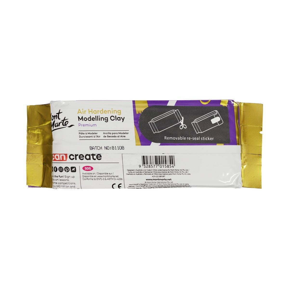 Clay - Air Hardening Modelling Clay Premium - Terracotta 500g