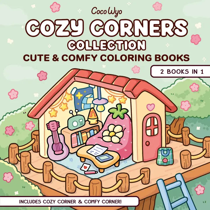 Coloring Book - Coco Wyo Cozy Corner Collection 2 in 1