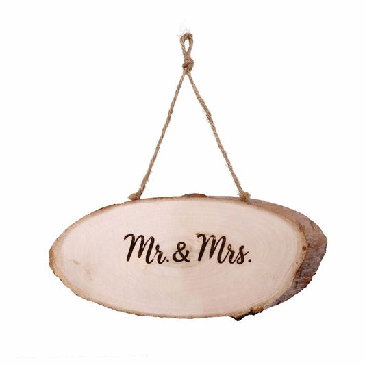 Wood - Oval Hanging Wood Slice