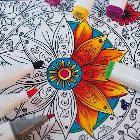 Marker - Neon Dual Tip Markers Set, 12 Colors