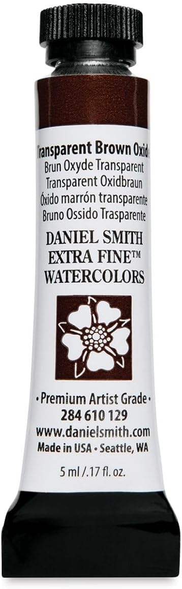 Paint - Daniel Smith Extra Fine Watercolor Paint 5ml Tube - Transparent Brown Oxide