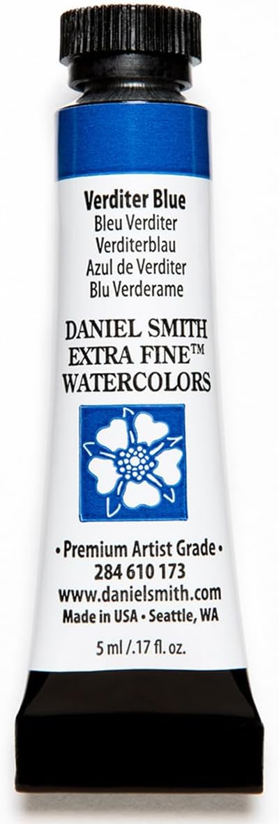 Paint - Daniel Smith Extra Fine Watercolor Paint 5ml Tube - Verditer Blue