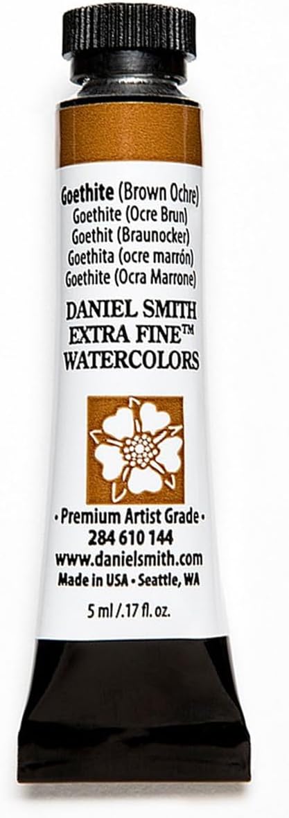 Paint - Daniel Smith Extra Fine Watercolor Paint 5ml Tube - Goethite - Brown Ochre