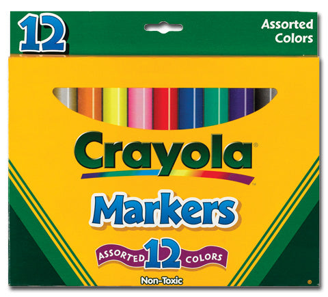 Chalk - Crayola Markers Classic 12 Colors