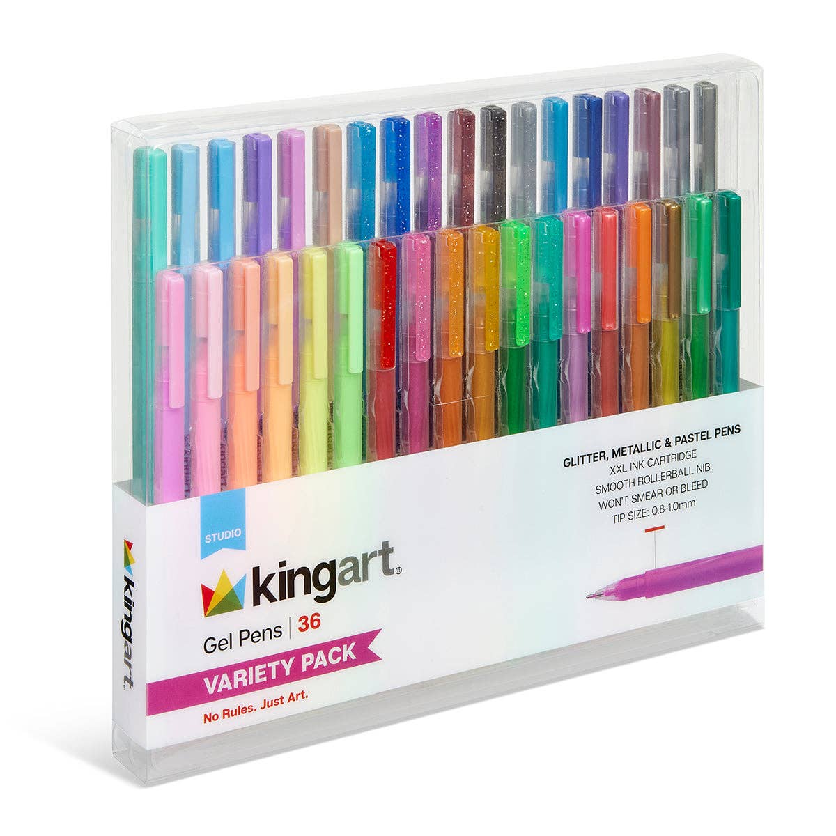 Gel Pens - 36 Glitter, Metallic & Pastel Colors