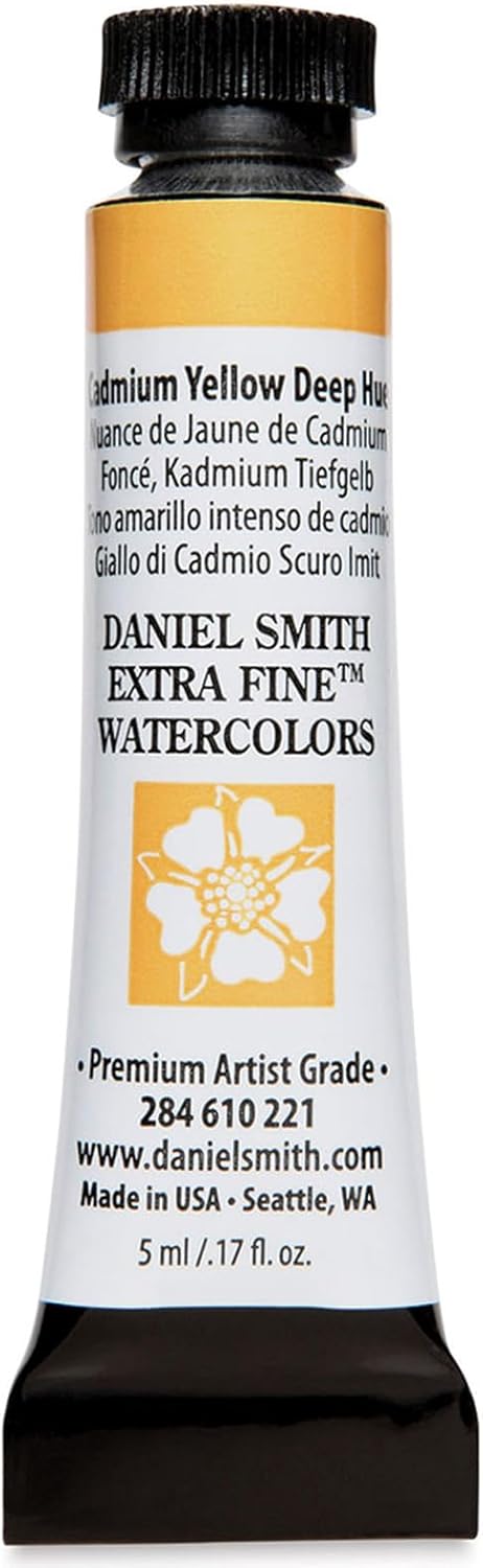 Paint - Daniel Smith Extra Fine Watercolor Paint 5ml Tube - Cadmium Yellow Deep Hue