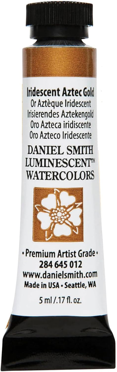 Paint - Daniel Smith Extra Fine Watercolor Paint 5ml Tube - Iridescent Aztec Gold