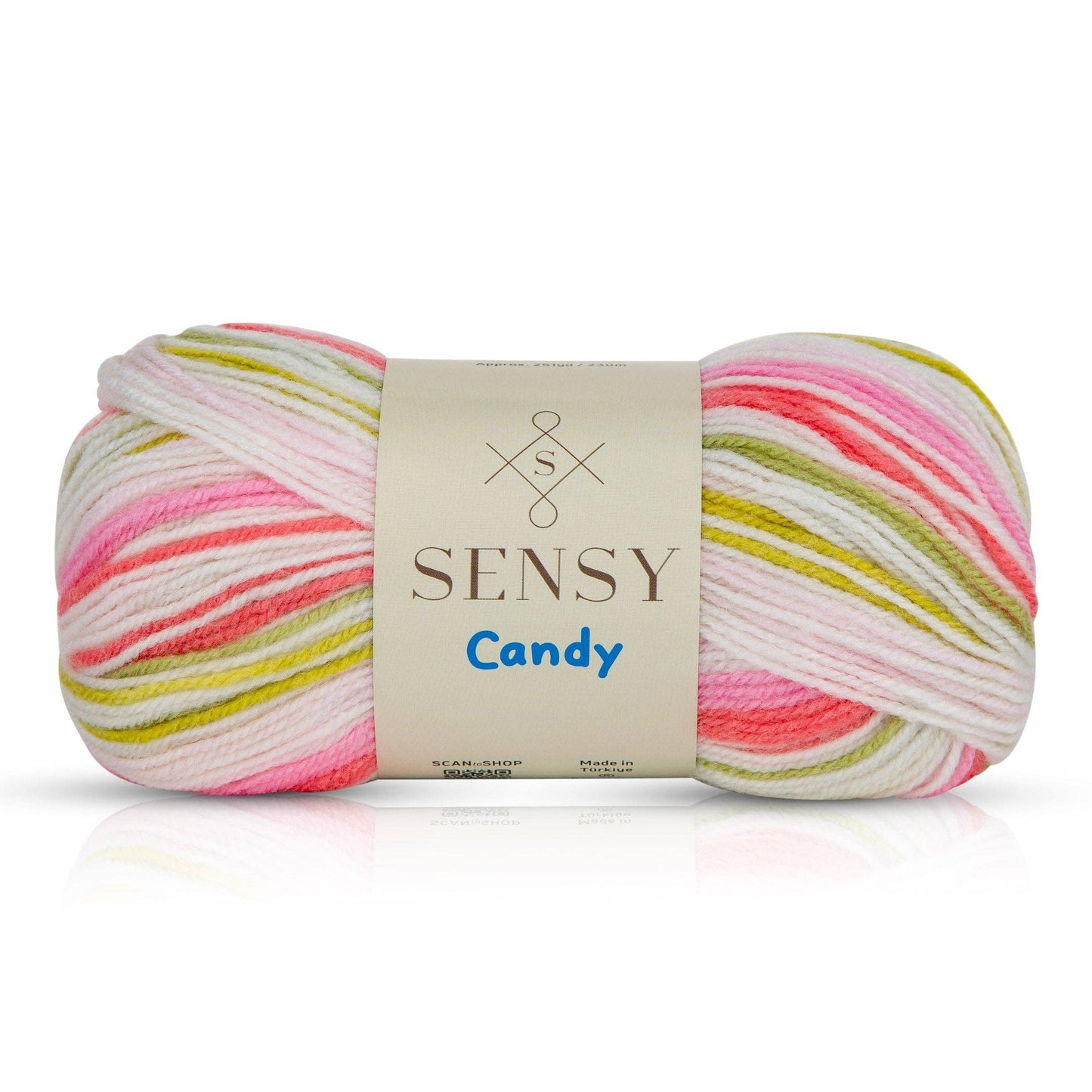 Yarn - Sensy Candy Yarn, 3.5 oz, 251 Yards, Gauge 3 Light: 5117