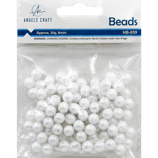 Beads – Acrylic White Color