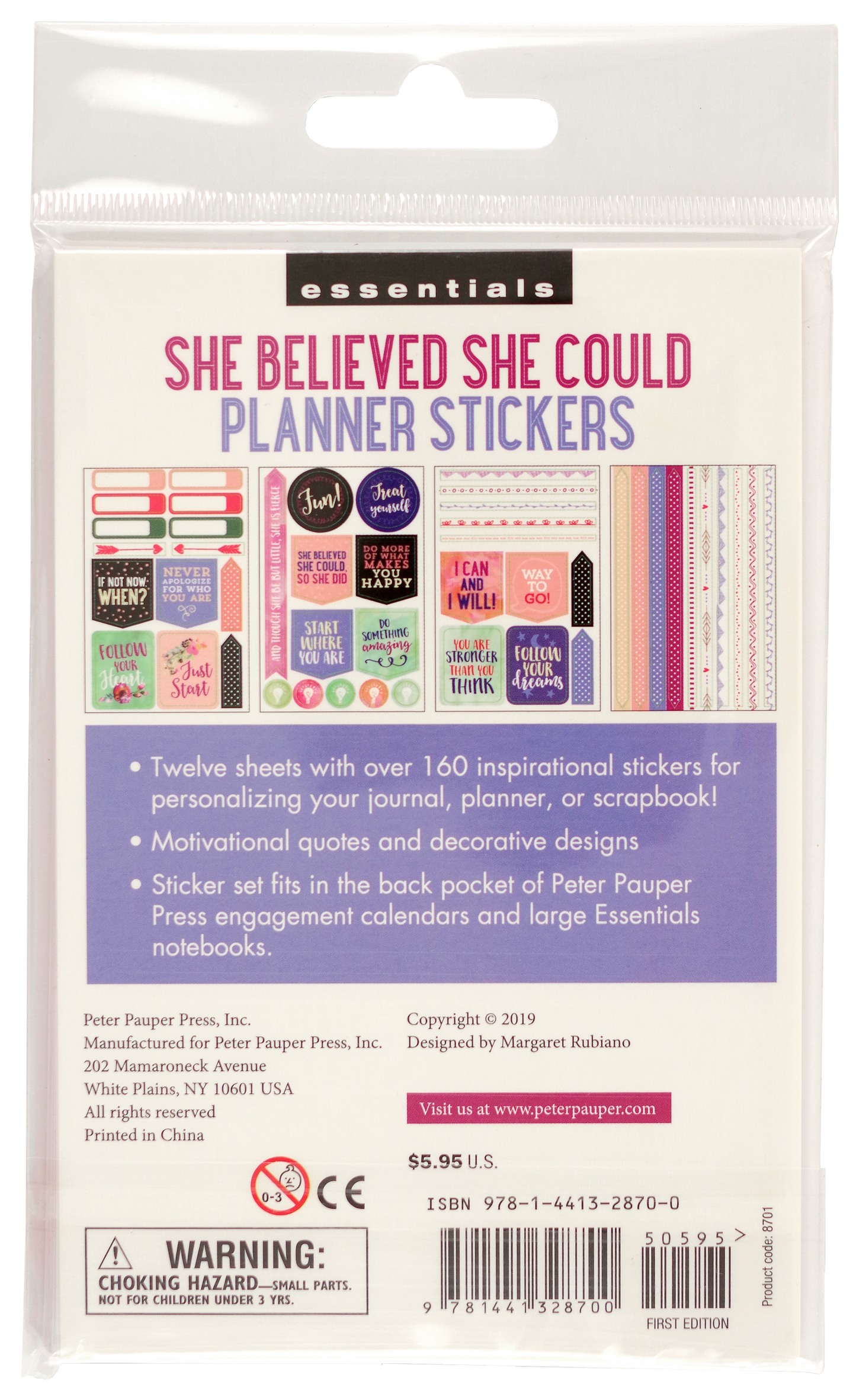 Stickers - Essentials She Believed She Could Planner