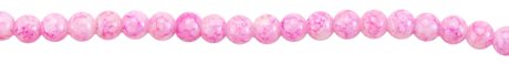 Beads - CousinDIY Glass Strand Pink