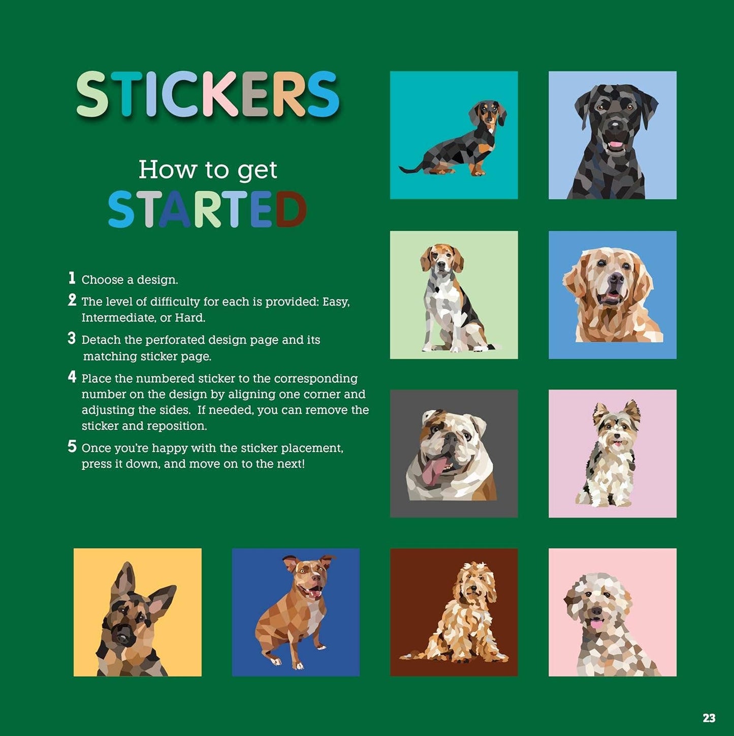 Stickers - My Sticker Painting Book Dogs