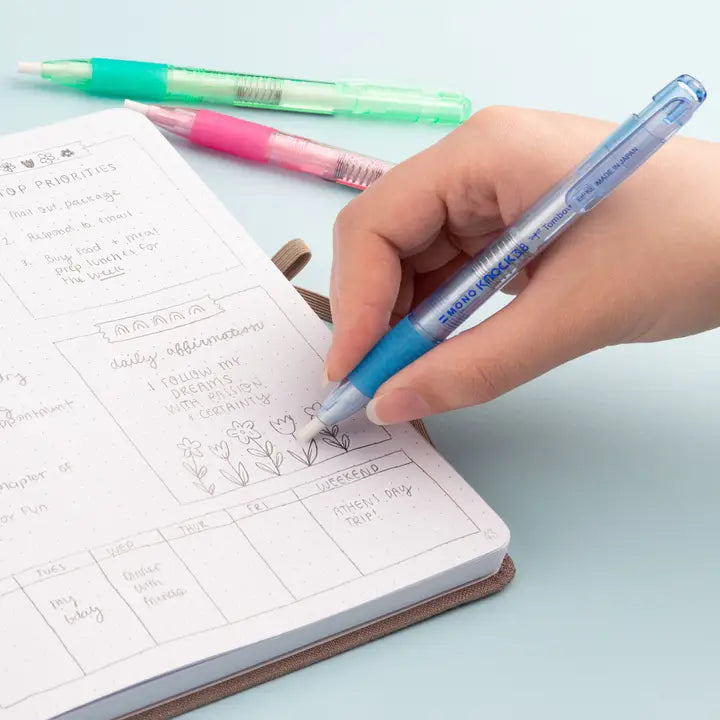 Eraser - Mono Knock Eraser - Blue