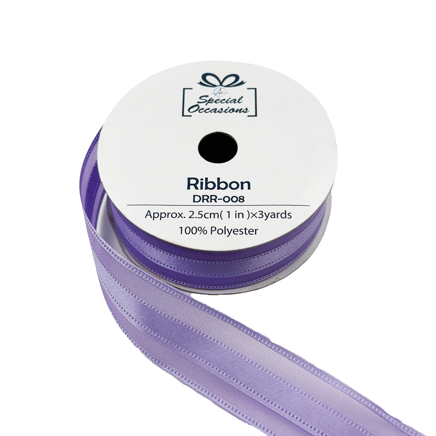 Ribbon - Lace Satin Ribbon 1"X 3 Yards