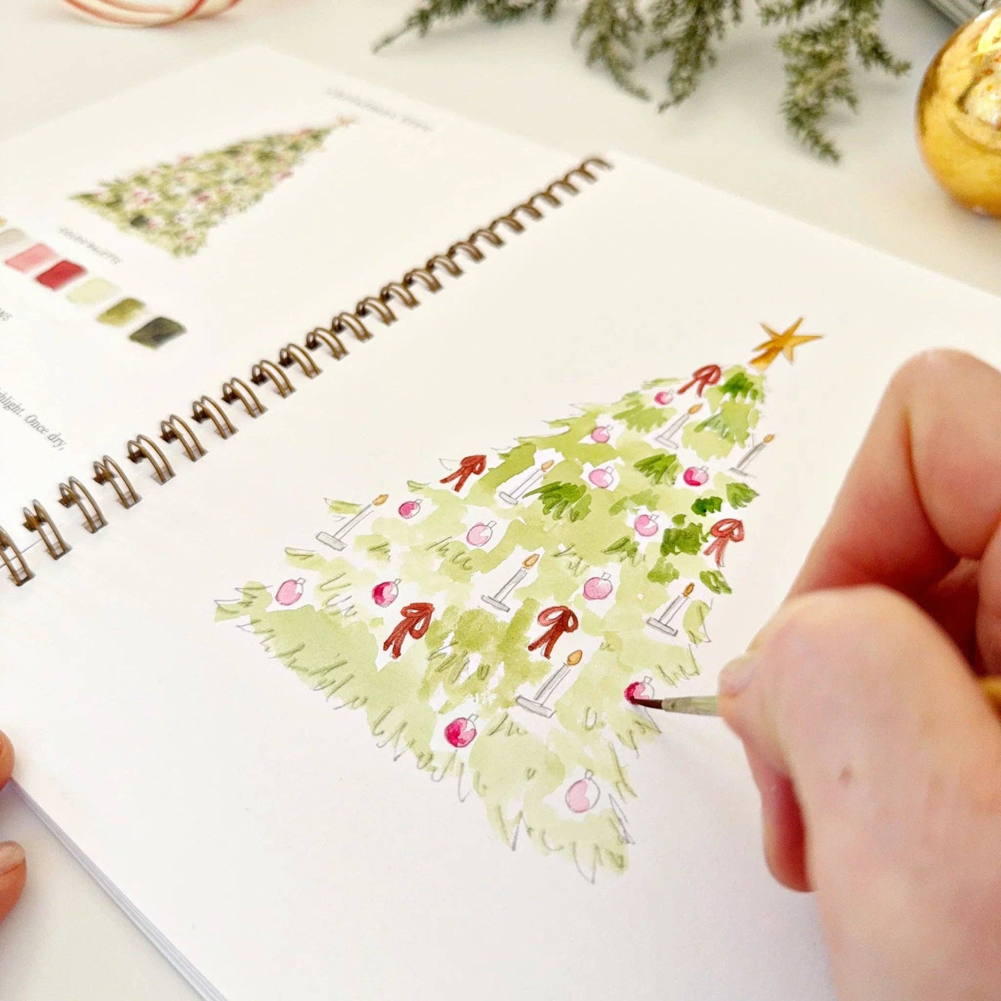Workbook - Nutcracker watercolor workbook