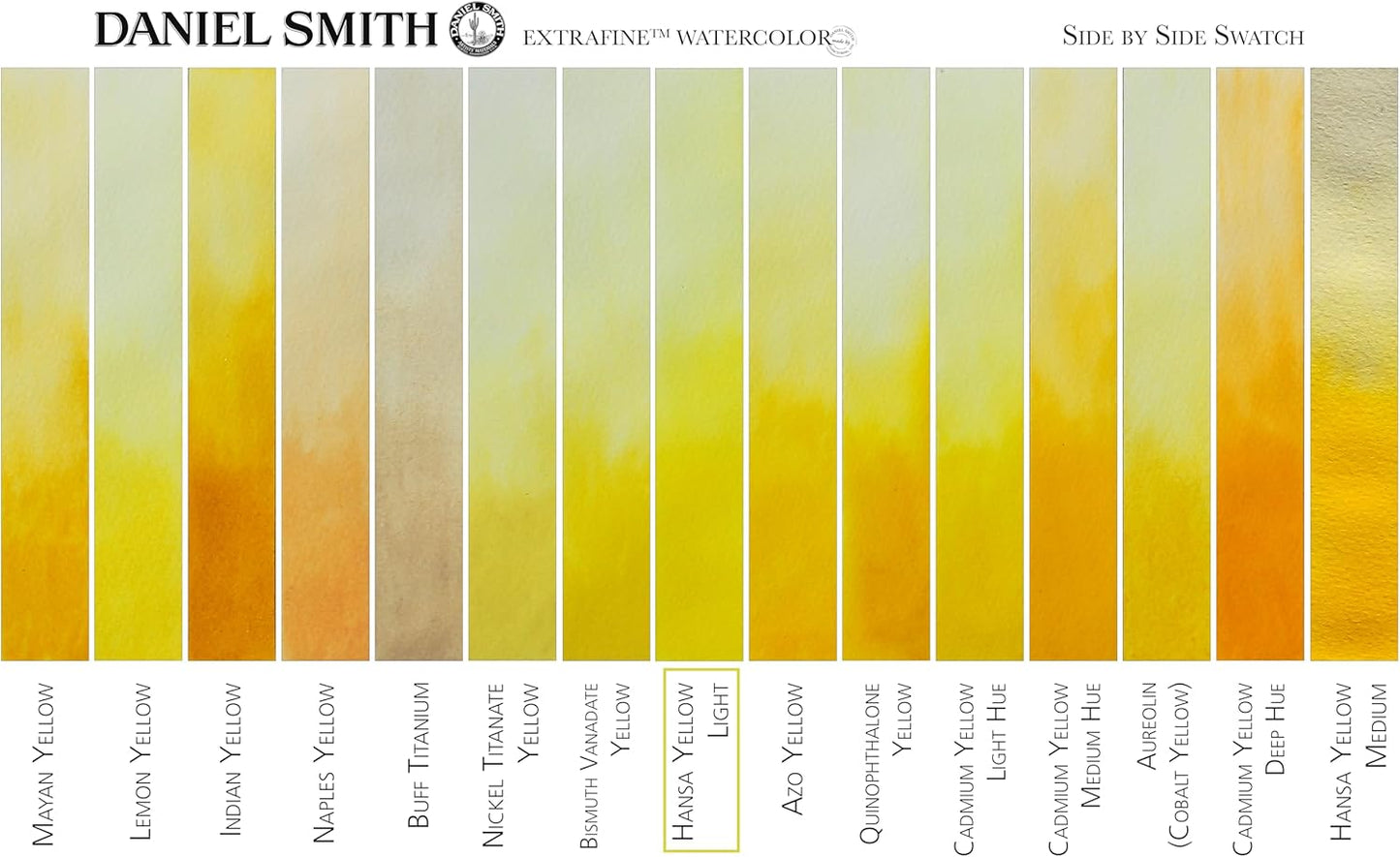 Paint - Daniel Smith Extra Fine Watercolor Paint 5ml Tube - Hansa Yellow Light