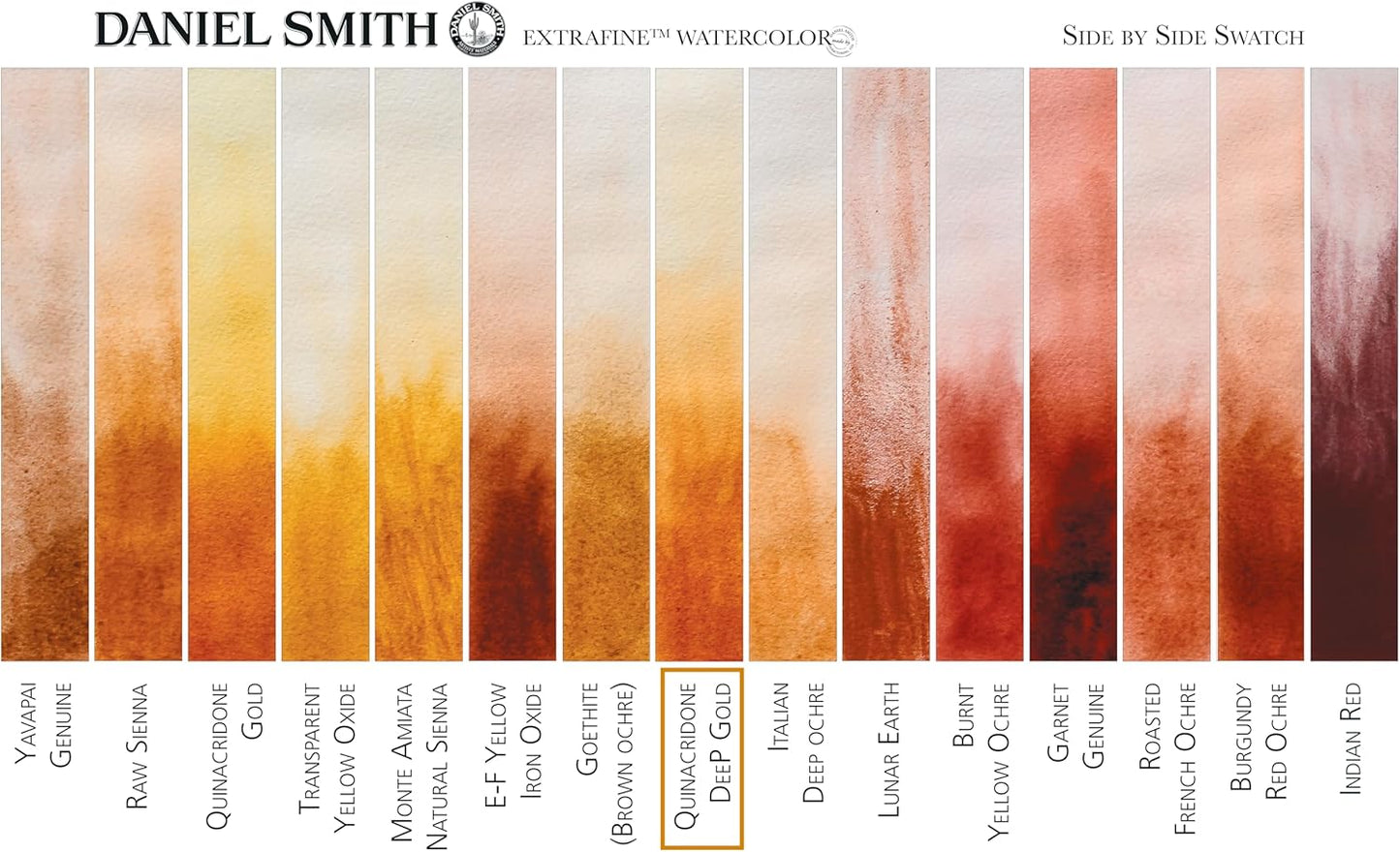 Paint - Daniel Smith Extra Fine Watercolor Paint 5ml Tube - Quinacridone Deep Gold