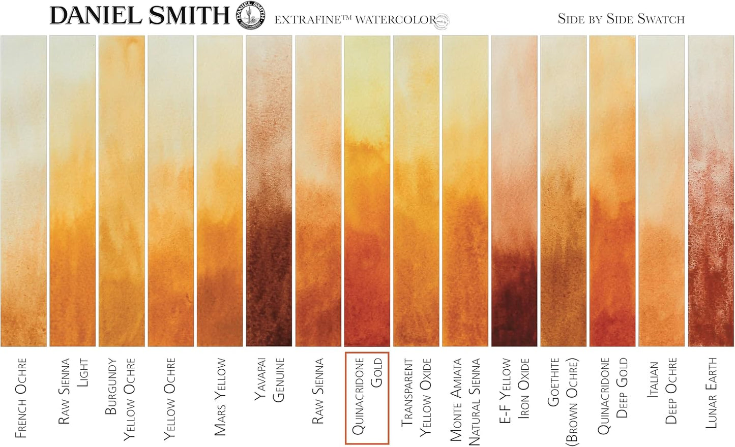 Paint - Daniel Smith Extra Fine Watercolor Paint 5ml Tube - Quinacridone Gold