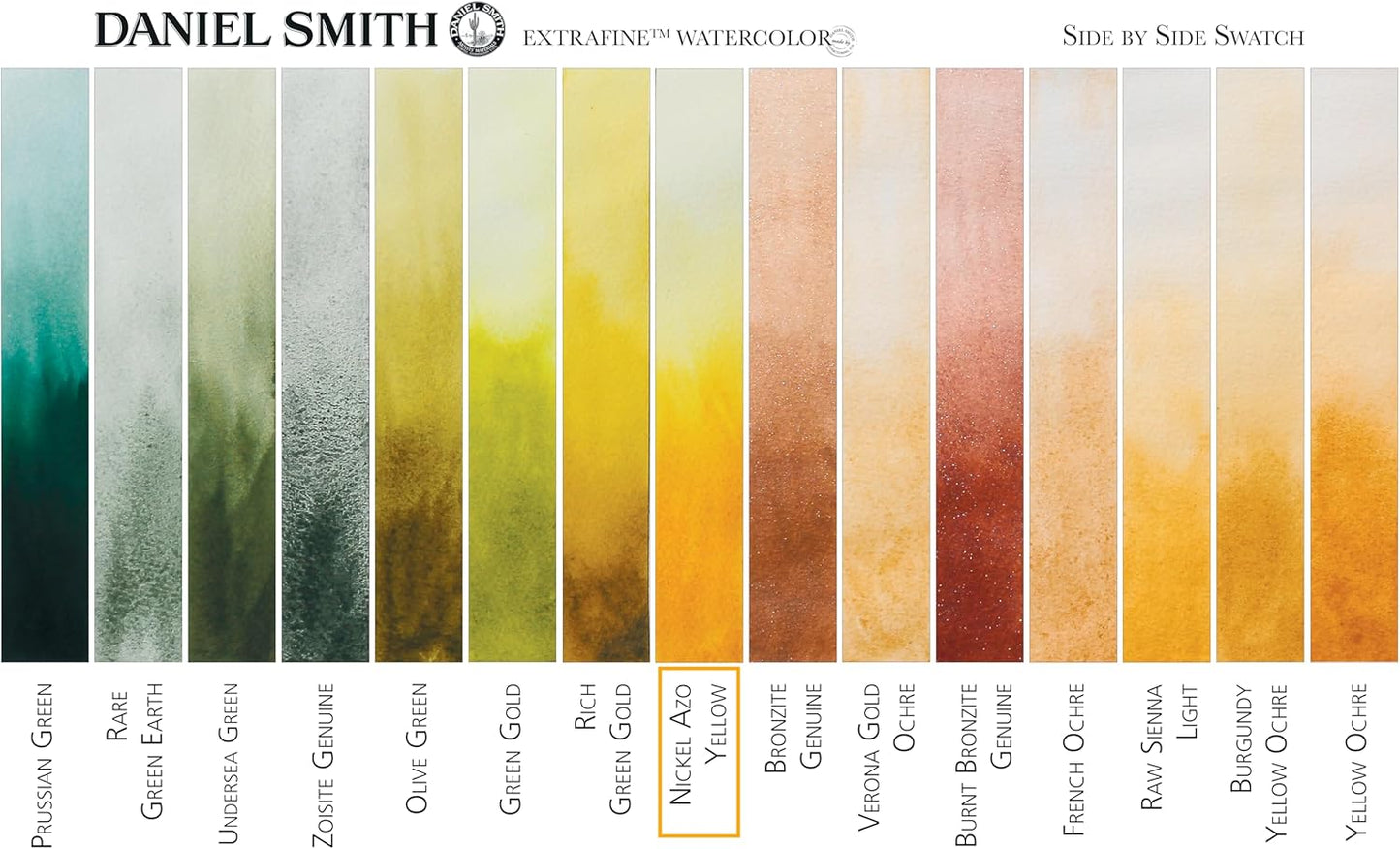 Paint - Daniel Smith Extra Fine Watercolor Paint 5ml Tube - Nickel Azo Yellow