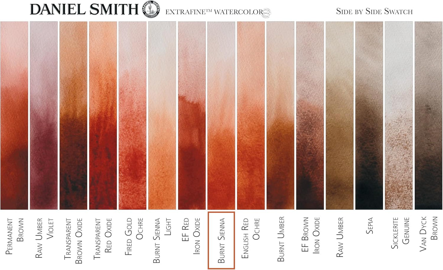 Paint - Daniel Smith Extra Fine Watercolor Paint 5ml Tube - Burnt Sienna